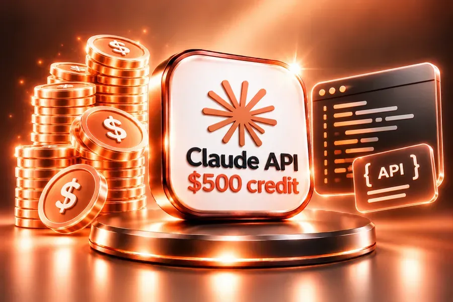 Claude API $500 credit, 30 days — Developer & API