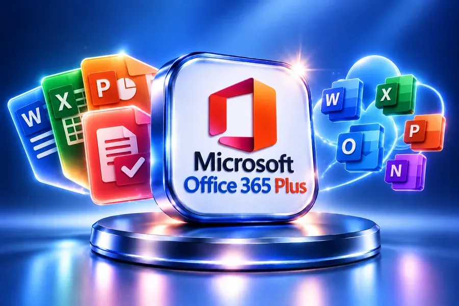 Microsoft Office 365 Plus, 1 year — Office & productivity